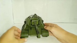 Танк Т-34-85 самоделка из Лего
