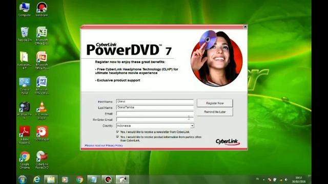 Cara Aktivasi Cyberlink Power DVD V7 Pro смотреть онлайн