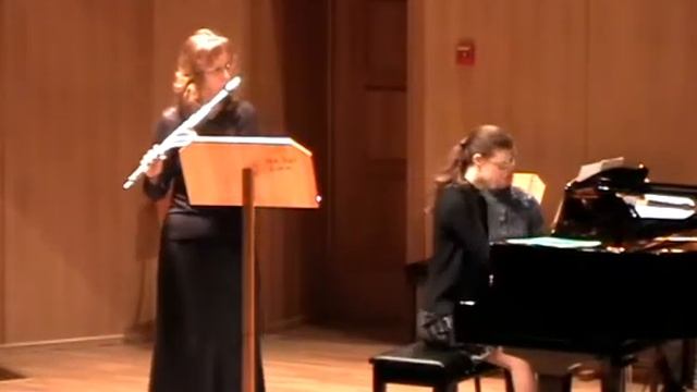 Владимир Пономарёв - Четыре пьесы для флейты и ф-но (О. Обухова, А. Бойко)