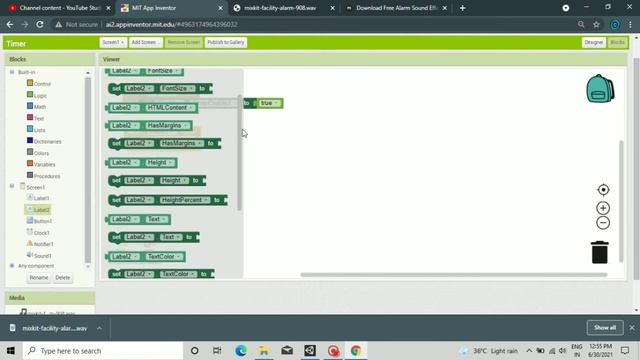 How to make 1 minute timer app using mit app inventor I Coding ideas смотреть онлайн