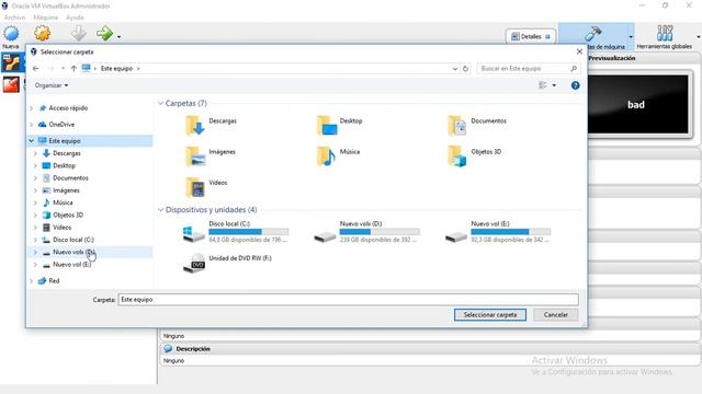 Cambiar ruta por defecto de máquinas virtuales en VirtualBox 2019 смотреть онлайн