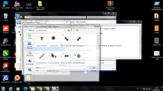 Como Personalizar o Cursor Colocando o Chroma Razer! смотреть онлайн