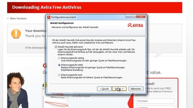 Avira Free AntiVirus Herunterladen & Installieren & Werbung entfernen (Windows 7) смотреть онлайн