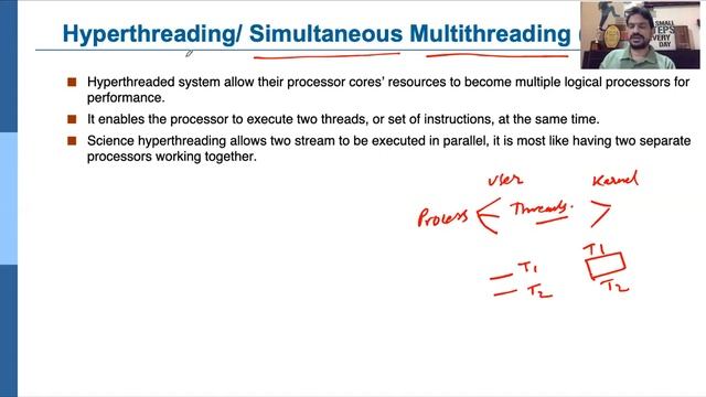 Threads and Hyperthreading | Lecture - 24 смотреть онлайн
