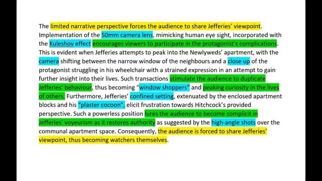 Rear Window - Essay Writing (VCE English) смотреть онлайн