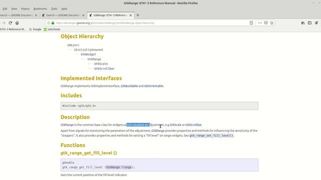 GTK - GtkRange смотреть онлайн