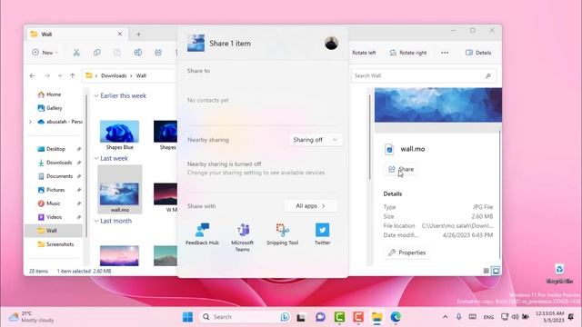تحديث ويندوز 11 الجديد 23451 مميزات وتغيرات جديدة رهيبة смотреть онлайн