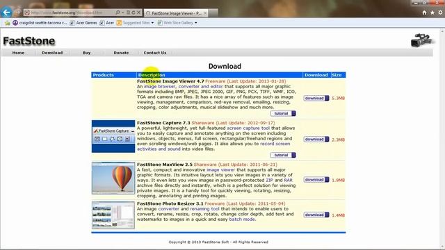 Free Screen recorder FastStone Capture смотреть онлайн