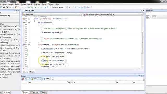 Add and delete/remove data from ListView using Winform in C# 3 смотреть онлайн