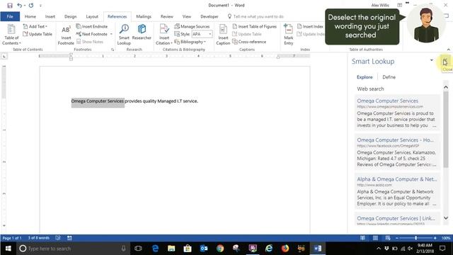 How To Use Smart Lookup In Microsoft Word: Windows 10 смотреть онлайн