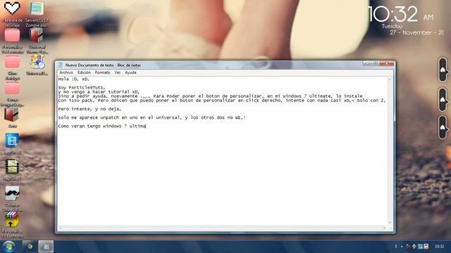 Problema Con "Universal Patch" & "Personalization V 1.1" Windows 7 Ultimate " Personalization Boton смотреть онлайн