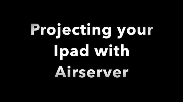 Setting up Airserver смотреть онлайн