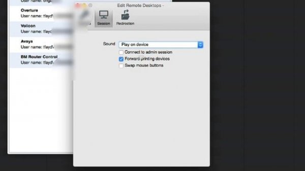 Using Microsoft Remote Desktop 8.0.12