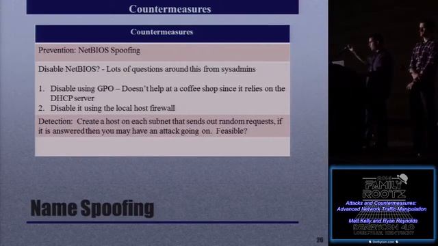 t125 Attacks and Countermeasures Advanced Network Traffic Manipulation Matt Kelly and Ryan Reynolds смотреть онлайн