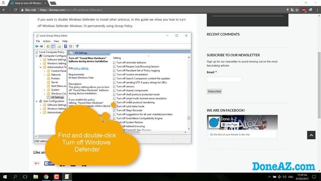 How to turn off Windows Defender Windows 10 permanently смотреть онлайн