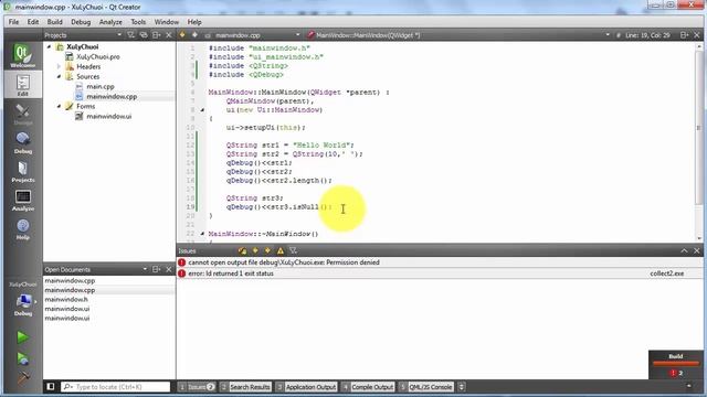 Qt5 C++ - QString: Xử lý chuỗi (P1) смотреть онлайн