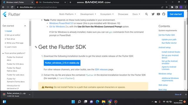 #1 cara install flutter pada windows 11 смотреть онлайн