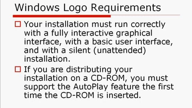MSI - Windows Vista Logo Requirements - InstallShield 2009 смотреть онлайн