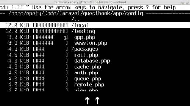 Terminal File Manager - Amazing file manager in Terminal NCDU смотреть онлайн