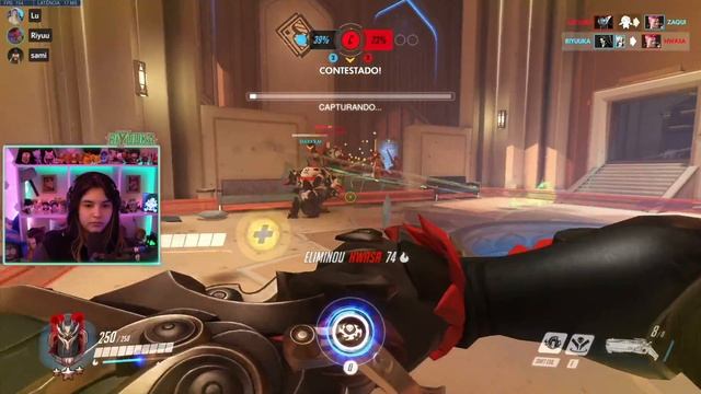 Riyuuka jogando Overwatch FT. Samira Close, LuCroft e Nicky Mitrava #21 смотреть онлайн