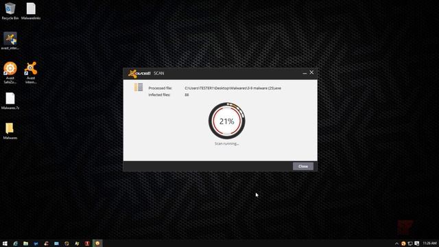 Avast Internet Security 2016 (tweaked settings) Prevention and Detection Test смотреть онлайн