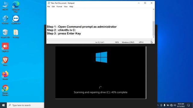 How to fix Scanning and Repairing drive C || how to fix scanning and repairing drive c windows 10 смотреть онлайн