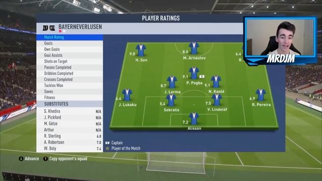POGBA VS KANTE FIFA 19 ULTIMATE TEAM PLAYER REVIEW смотреть онлайн