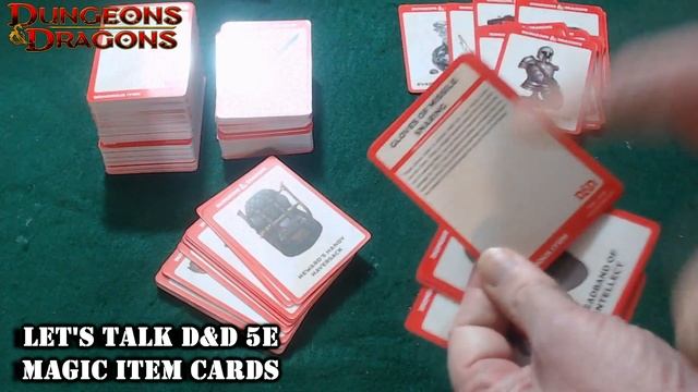 Let's Talk D&D 5e Magic Item Cards смотреть онлайн