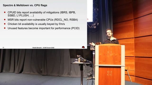 What Did Spectre and Meltdown Teach about CPU Models? by Paolo Bonzini смотреть онлайн