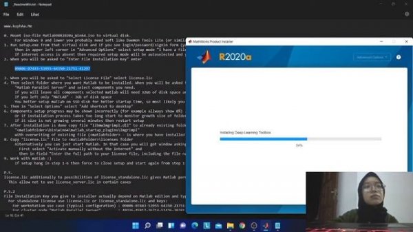 Tutorial InstalL Matlab 2020a