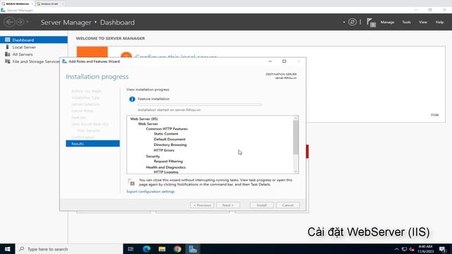 Cài đặt Web Server (IIS) trên Windows Server 2022 смотреть онлайн