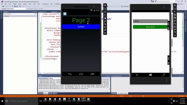 Xamarin Form Tutorial - 3.Navigation Page смотреть онлайн