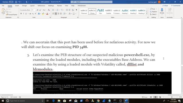 Memory Forensics Analysis (Process Injection) Using Volatility. смотреть онлайн