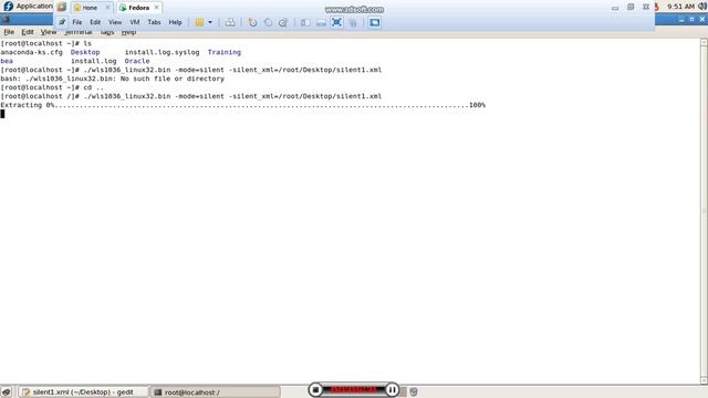 weblogic server Silent mode installation in Linux смотреть онлайн