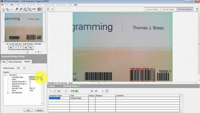 NI Vision: EAN-13 (UPC-A) Barcode Reader смотреть онлайн