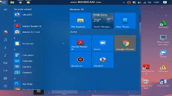Smallest Windows 10 Resolution (800 x 600)