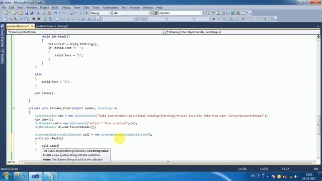c# tutorial - how to create auto complete string collection in text box using c# windows applicatio смотреть онлайн