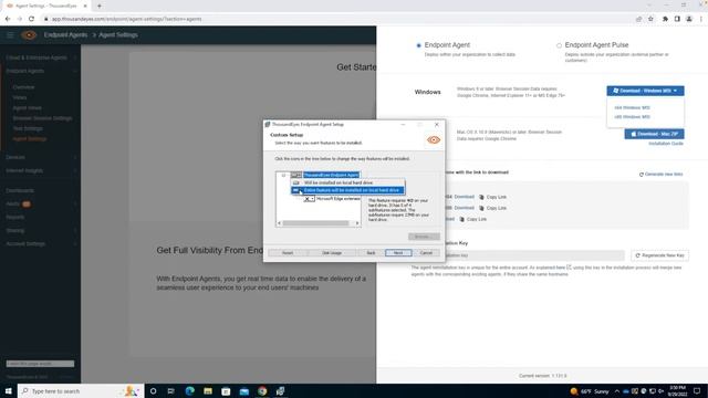 ThousandEyes - Endpoint Agent Installation on Windows смотреть онлайн