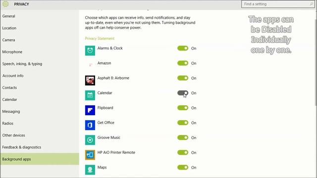 Stop windows 10 apps from running in the Background смотреть онлайн