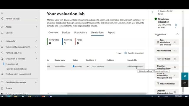 HOW TO RUN THREAT SIMULATOR SCENARIOS IN MICROSOFT DEFENDER FOR ENDPOINT EVALUATION LAB смотреть онлайн