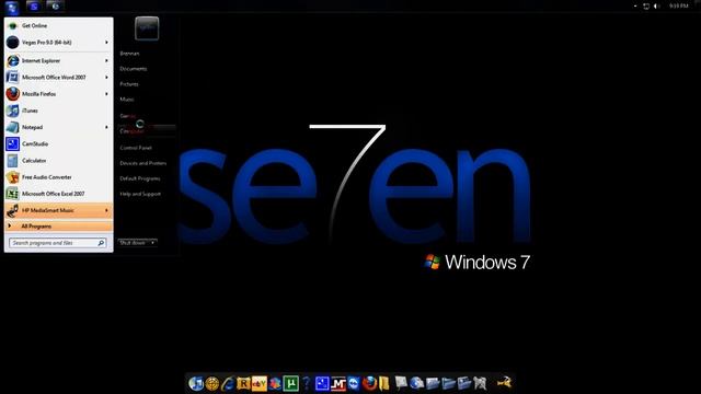 How to change start menu Orb (windows 7 or vista) смотреть онлайн