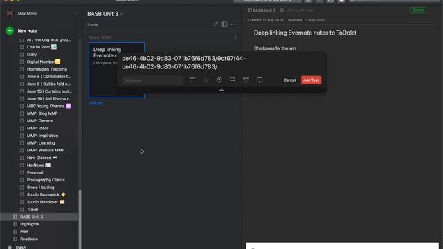 Deep/Universal Links function for Evernote and ToDoIst - to replace Things 3 Quick Entry Autofill смотреть онлайн