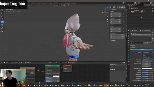 How to make Ninjala OC in Blender and export it to Gmod. смотреть онлайн