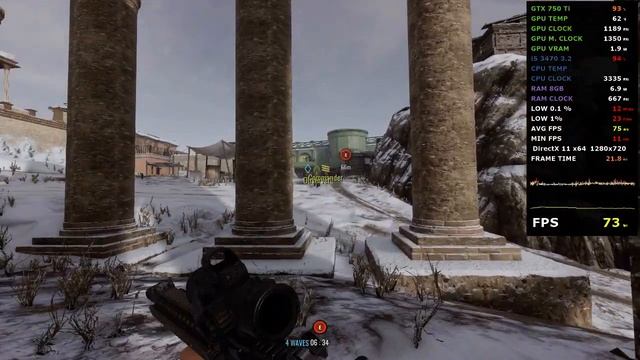 Insurgency Sandstorm - GTX 750Ti 2GB - i5 3470 3.2 - 1080p смотреть онлайн