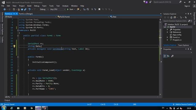 C# +Serialport rs232 смотреть онлайн