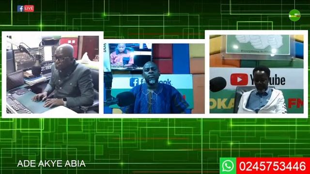 Ade Akye Abia with Kwame Nkrumah Tikesie On Okay 101.7 FM (03/04/2024) смотреть онлайн