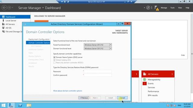 How to install Active Directory on windows server 2012 R2 in Hindi - PART 3 смотреть онлайн