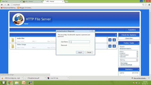 6-Protection of Files&Folders in HFS in Urdu / Hindi смотреть онлайн
