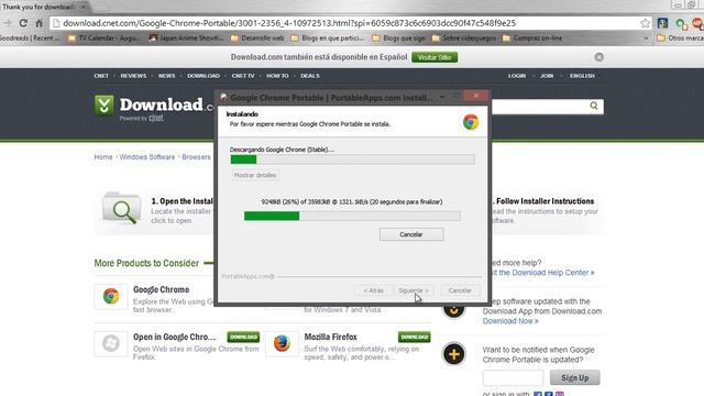 Instalación de Google Chrome Portable смотреть онлайн