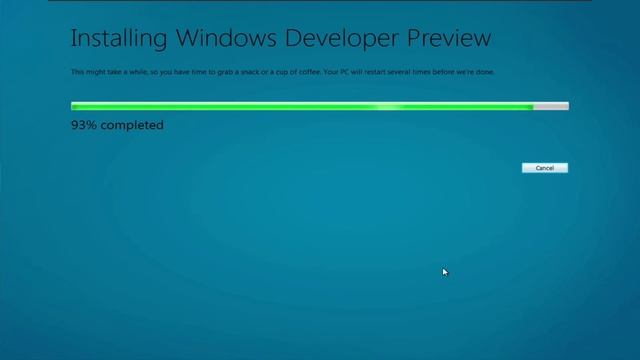 Installing Windows 8 build 8045 смотреть онлайн